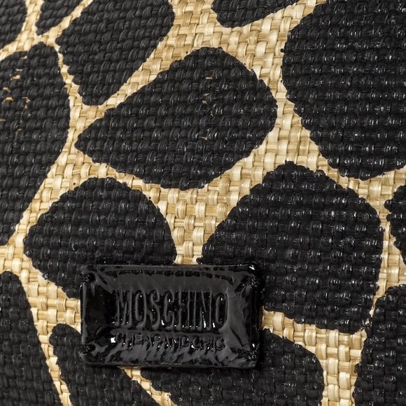 Moschino Cheap and Chic Animal Print Woven Handbag - Picture 9 of 11